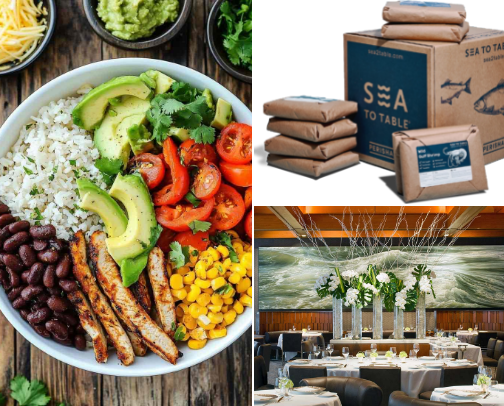 Seafood cover photo collage